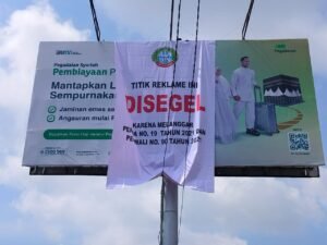 BKD Pontianak Segel Reklame Jenis Billboard