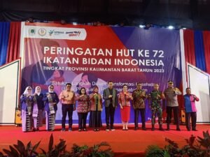 Peringatan HUT IBI Tingkat Provinsi Kalbar Ke-72 Tahun 2023 Turut Dihadiri Wakapolres Kapuas Hulu