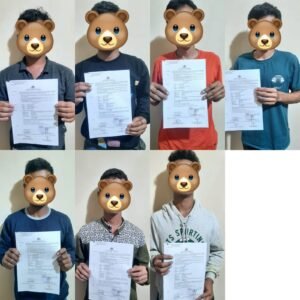 Satreskrim Polres Kayong Utara Tangkap Pelaku Pencurian Bahan Bangunan Saat Tenggelam Kapal Setia Jaya I