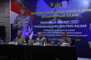 Pembukaan Rakernis Fungsi Lalu Lintas T.A 2023 Polda Kalbar