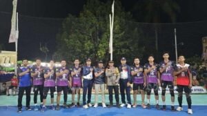 47 Tim Putra dan 22 Tim Putri Kubu Raya Berakasi di Turnament Voli Ball Kapolsek Raja Cup 2023