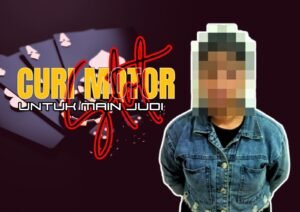 Curi Motor Demi Main Judi Slot, IRT Diciduk Polisi