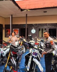 “Polsek Pontianak Selatan Amankan 11 Unit Sepeda Motor Berknalpot Brong”