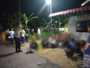 Patroli Enggang Selatan Polsek Pontianak Selatan Mengamankan Bocil yang Meresahkan Warga