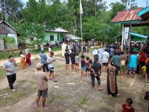 Polsek Kayan Hilir Amankan Aksi Damai Masyarakat Desa Mentunai