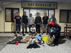 Aksi Cepat Jatanras Sat Reskrim: Residivis Narkoba Ditangkap Setelah Mencuri Motor Kurir JNT