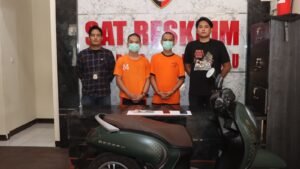 Sat Reskrim Polres Sekadau Amankan Dua Pelaku Penipuan dan Penggelapan Motor Honda Scoopy