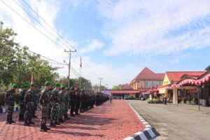 Polres Sintang Gelar Apel Pergeseran Pasukan, Amankan Pemungutan Suara Ulang Pemilu 2024