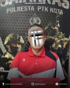 Sat Reskrim Polresta Pontianak berhasil mengamankan tersangka pelaku pencabulan