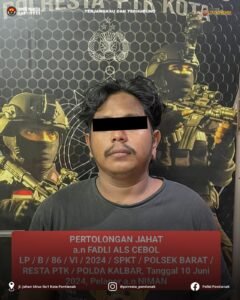 Sat Reskrm Polresta Pontianak berhasil meringkus Residivis yang kembali melakukan pencurian kendaraan
