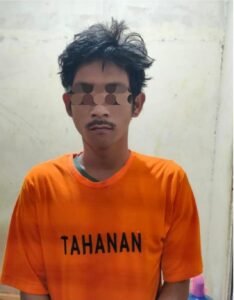 POLRES SAMBAS TANGKAP PELAKU PENGANIAYAAN TERHADAP IBU KANDUNG DI PEMANGKAT