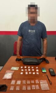 Polsek Manis Mata Ringkus Seorang Pengedar Narkoba, 15 Paket Sabu Turut Diamankan