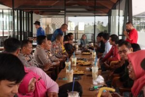 Pererat Silaturahmi, Polres Kubu Raya Gelar Ngopi Bareng Bersama Rekan Media