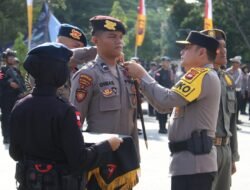 Polda Kalbar Gelar Pasukan Mantap Praja Kapuas 2024 Siap Amankan Pilkada Serentak
