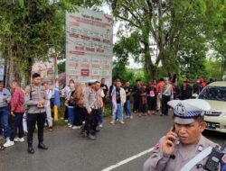 Polisi Berhasil Amankan Proses Pencalonan Bupati dan Wakil Bupati di KPU Kabupaten Kubu Raya