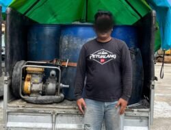 Sat Reskrim Polres Kapuas Hulu Gagalkan Penyelundupan 2.200 Liter Solar Subsidi