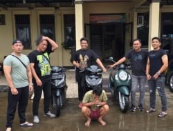 Sedang Tertidur Pulas, Pelaku Curanmor Dibekuk Polisi, Tersangka Mengaku Sudah Melakukan Aksinya 8 Kali