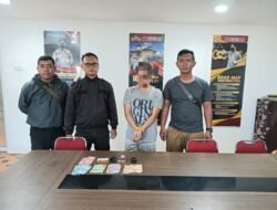 POLSEK SANDAI UNGKAP “PENJUAL” YANG ASIK JUALAN NARKOTIKA DI SALAH SATU HOTEL KECAMATAN SANDAI.