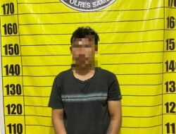 Sigap, Polres Sambas Tangkap Pelaku Tindak Pidana Narkotika di Matang Segantar, Teluk Keramat.