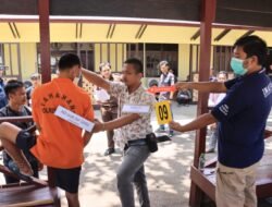 Polres Melawi Gelar Rekonstruksi, AD Peragakan 18 Adegan