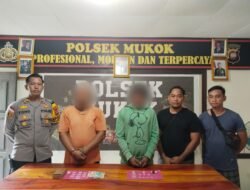 Polsek Mukok Berhasil Ungkap Dua Pelaku Narkotika Jenis Sabu di Dua Lokasi Terpisah