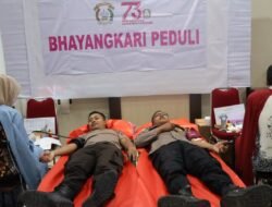 Peduli Sesama, Polres Kubu Raya Gelar Donor Darah: “Setetes Darah Selamatkan Jiwa”