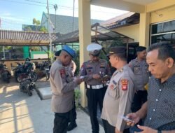 Cegah Pelanggaran, Sipropam Polres Kubu Raya Gelar Gaktibplin dan Waskat Ketat Personel