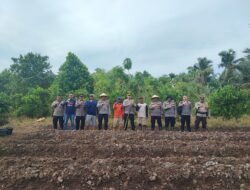 Tak Hanya Jaga Kamtibmas, Polres Kubu Raya Bantu Petani Tanam Jagung