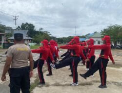 Keringat dan Disiplin, Polres Kubu Raya Siapkan Generasi Pengibar Sang Saka