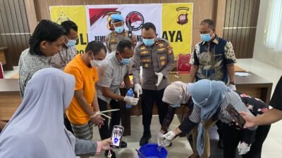 Polres Kubu Raya Musnahkan 2 Kg Sabu Hasil Tangkapan di Dua Lokasi, Salah Satunya di Bandara Supadio